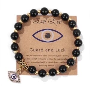 Beaded Evil Eye Bracelet